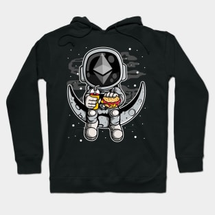 Astronaut Fastfood Ethereum Crypto ETH Coin To The Moon Crypto Token Cryptocurrency Wallet Birthday Gift For Men Women Kids Hoodie